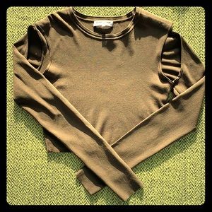 Opening Ceremony Cut Out Crop Top Lightweight Top